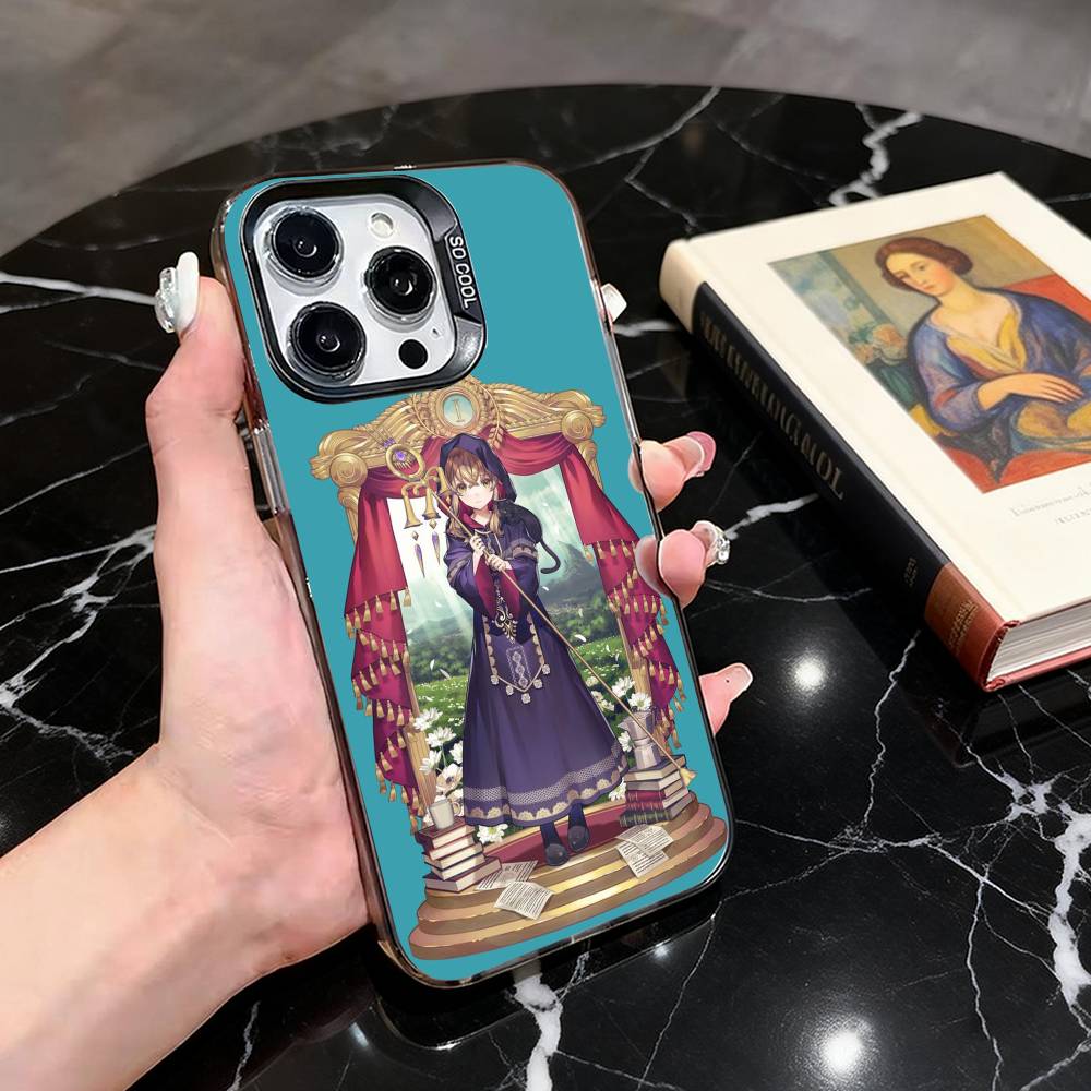 S-Silent M-Monica W-Witch E-Everett Phone Case For iPhone 17,16,15,14,13,12,11 Plus,Pro Max,XS,Colorful Silver Black Cover