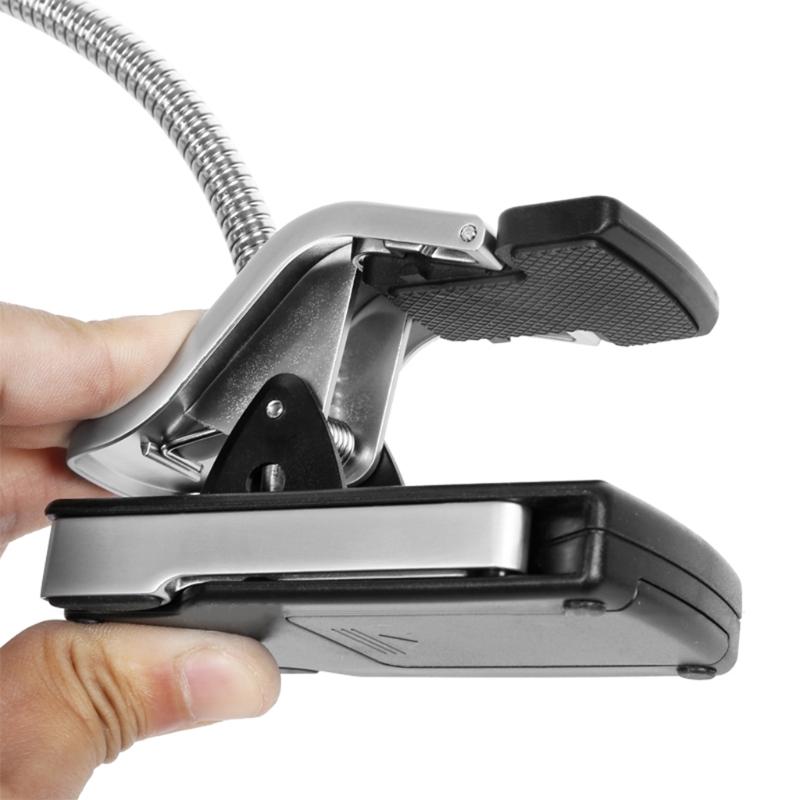 Pro Flexible Hands Free LED Magnifying Glass Desk Lamp Bright LED Illuminated Magnifier with Clamp for Reading