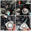Racing Car BOV Adaptor Blow Off Valve For 2016+ Honda Civic X 10 1.5L Engine 2016+ Red