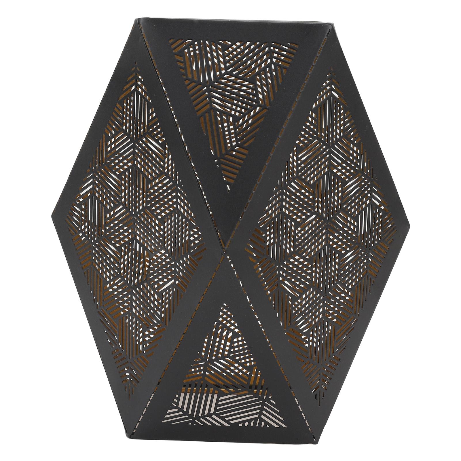 

Металлический абажур E27 E26 Многоугольный Современный Полый Абажур для настольной лампы Подвесной Напольный светильник