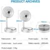 2026 New Adjustable Folding USB Fan Mini Electric Cooling Fan Low Noise High Standby For Home Desk Handheld Long Battery Life