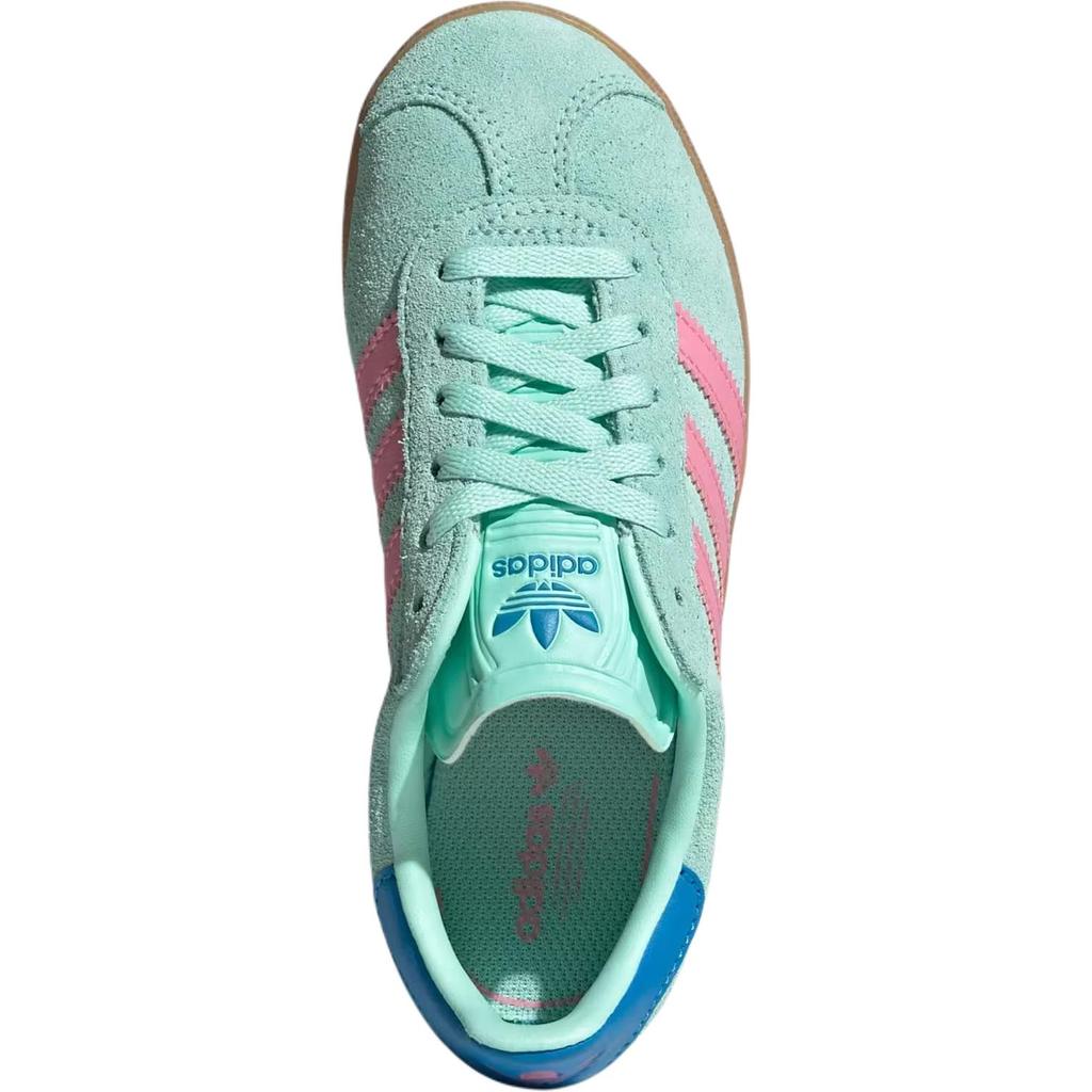 Adidas Originals Gazelle Comfortable Soft Low-Top Kids Sneakers Kids Sneakers Green Pink JP7130