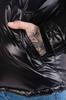 Rockandblue Schwarze Manson Shine Kapuzen-Daunenjacke