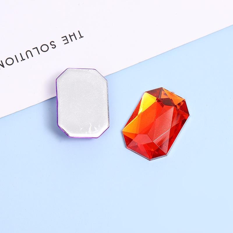 Eco-friendly Teardrop Rhinestones with Silver Backing