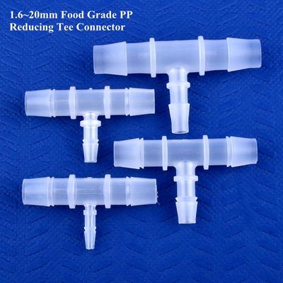 10 teile/los 1,6 ~ 20mm Food Grade PP Reduzier T-Stück Stecker Aquarium Tank Adapter Luftpumpe Armaturen Bewässerung Schlauch Gelenke Pagode Reduzierstück 3-Wege Joint