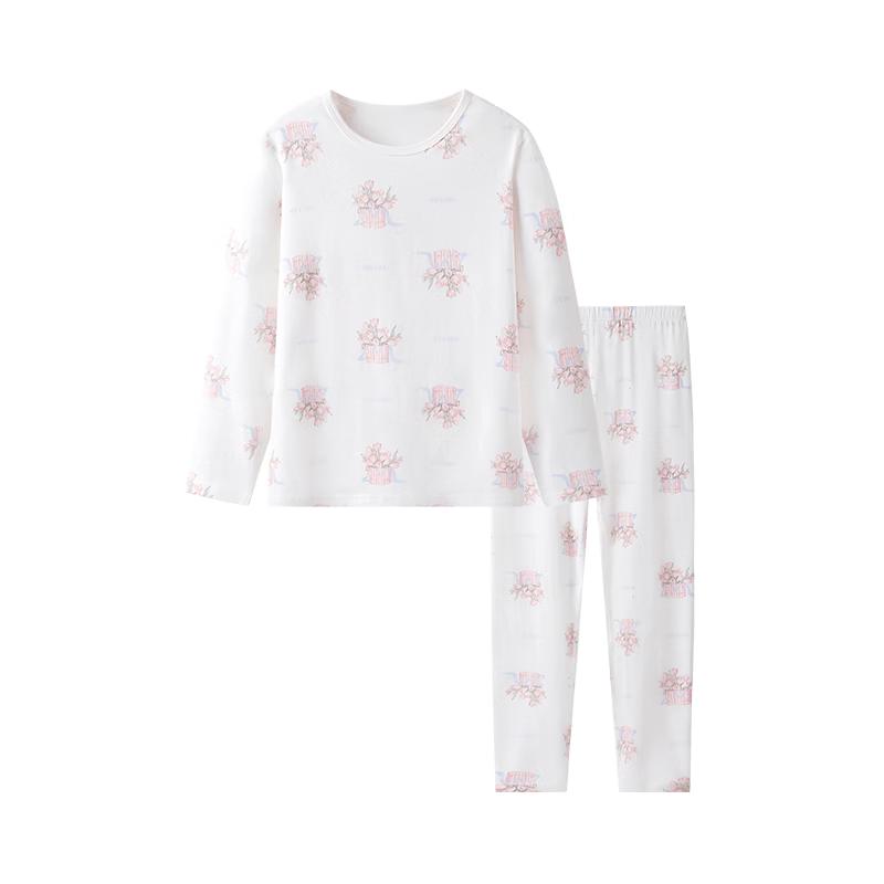 YEEHOO Kids  7A Antibacterial Modal Long-Sleeve Pajama & Loungewear Set 110