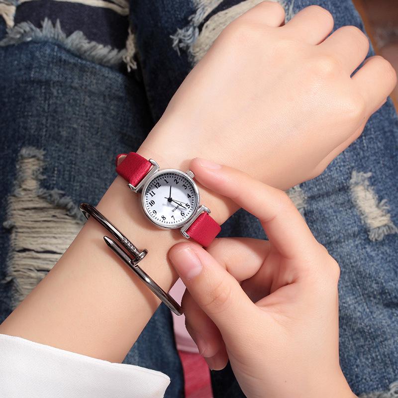 

Trendy Korean Women s Petite Digital Wristwatch рожевий