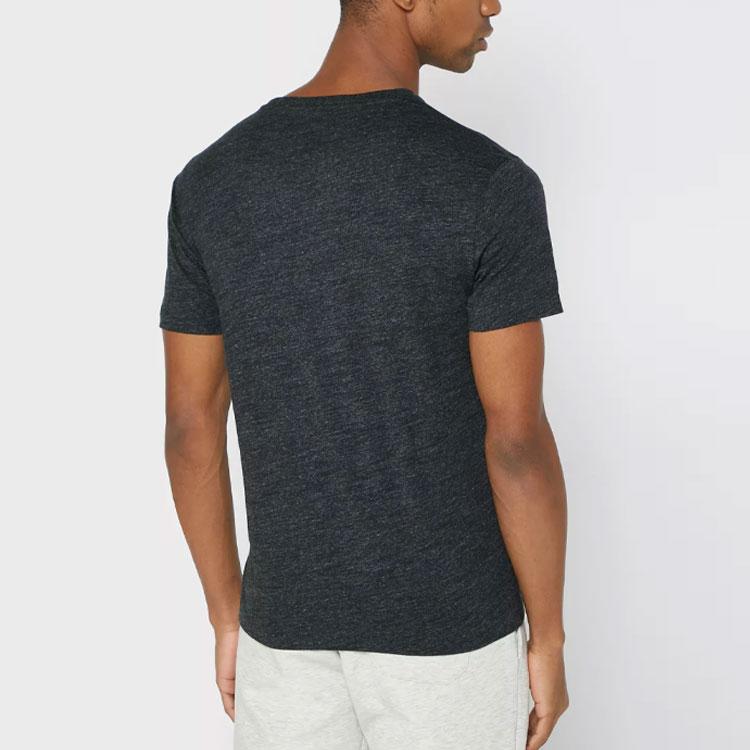 Polo Ralph Lauren Logo Embroidered Solid Color Crew Neck Short Sleeve T-Shirt Men T-Shirts Dark-Gray 710671438-164