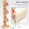 Clown Tipping Ball Table: Wooden Toy for Kids' Hand-Eye Coordination, Concentration, and Early Education Fun