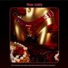 FRRK PU-10 Wearable Chastity Belt Accessories, Wine Red/Black Waistband Buckle for Leather Pants