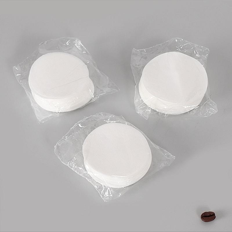 100pcs Secondary Water Separation Paper Coffee Machine Filter Paper Round Inlet Paper Coffee Extraction Filter Paper