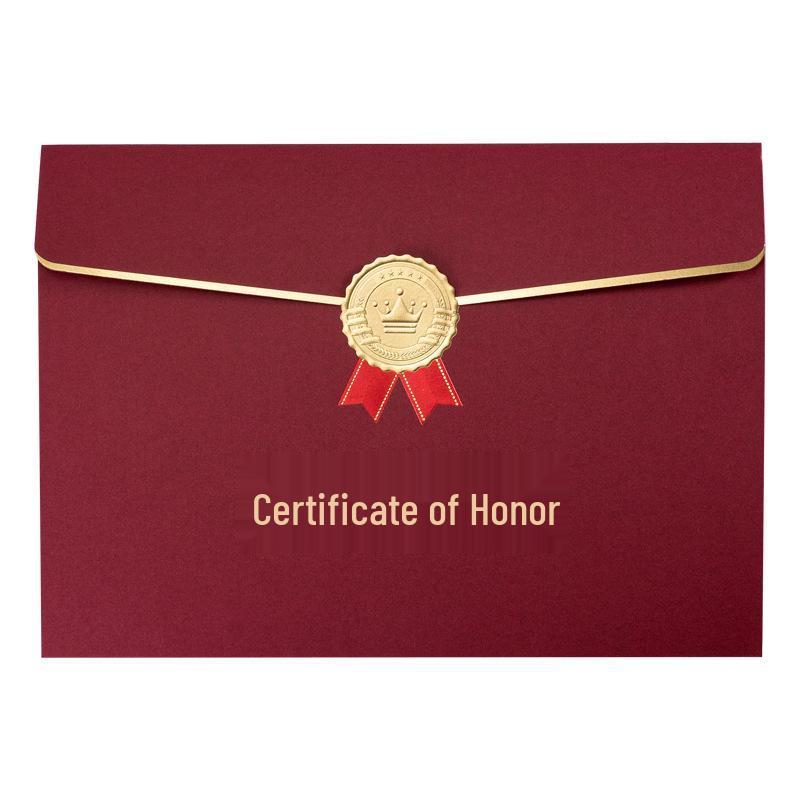 Porta Certificati Pieghevole A4 per Premi & Diplomi