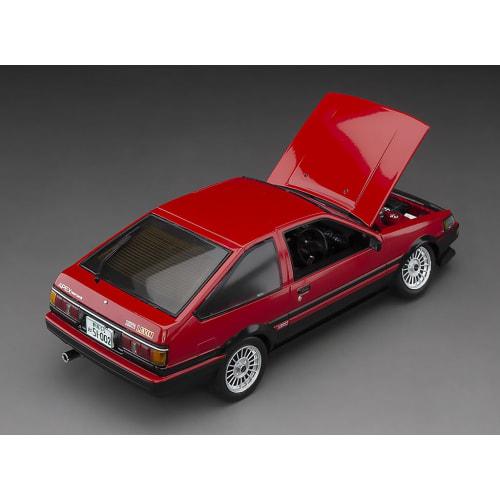 SunStar 1/24 Scale Toyota Corolla Levin AE86 1985 Red/Black Finished Product