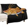Hogfish Throw Blanket Wrinkle Resistant Lightweight Blanket