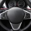 AU04 -Carbon Fiber For BMW X1 F48 2016-2022 X2 F39 2018-2022 Car Steering Wheel Cover Trim Interior Accessories
