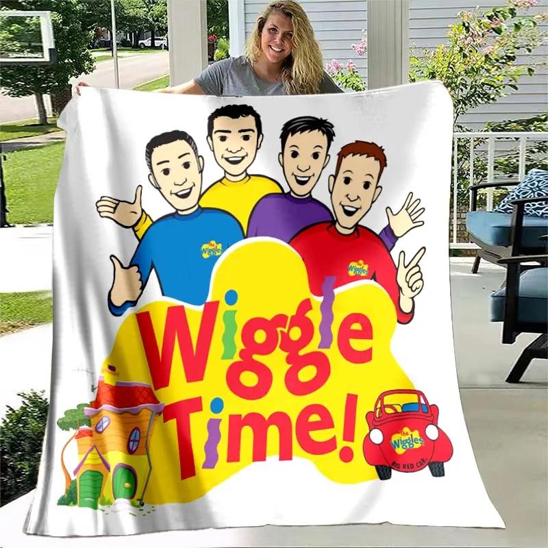 The Wiggles Cartoon Deken Lichtgewicht Comfortabel Zacht Ademend Ultrafijn Warm Deken Beddengoed Reisbeddengoed