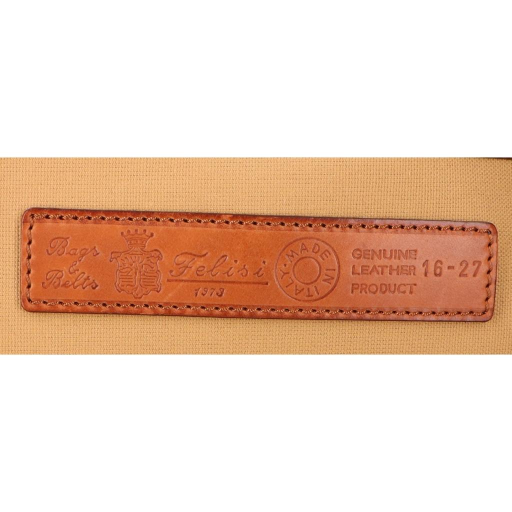 Felisi 16-27 Canvas x Leather Tote Bag beigeUsed