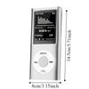 Ultra Thin MP3 Music Player Color LCD Screen Memory Card Support Portable Media Player Lossless Sound Slim Design
