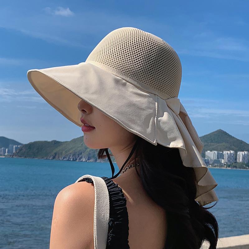 Fashion Sun Shield Hat For Women With Wide Brim And Sunblock Function For Outdoor Activities