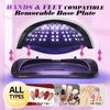 380W UV LED Lamp For Nails 81LEDS Nail Drying Lamp Fast Dry Nail Gel Polish Lamp With LCD Screen Auto Sensor Nail Equipment