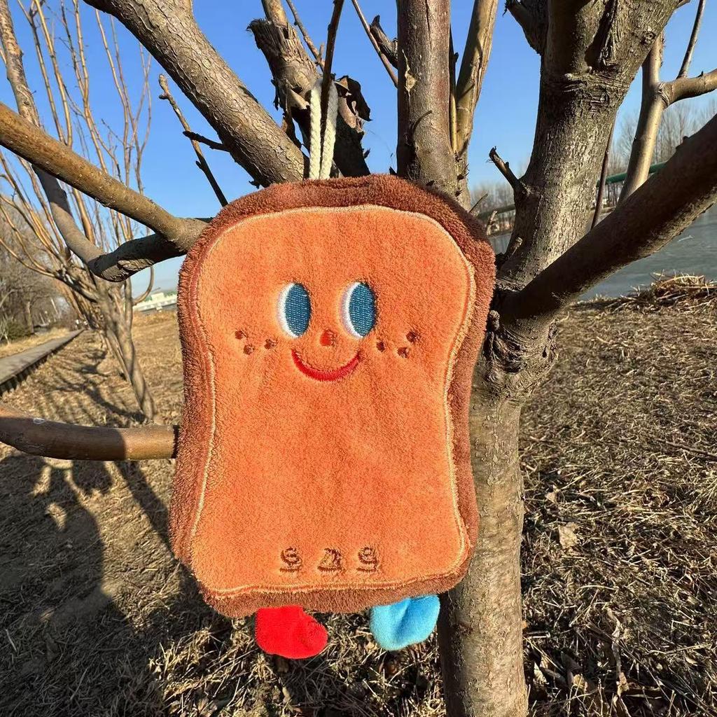 Coral Fleece Soft & Absorbent Hanging Hand Towel - Skin-Friendly for Home & Kitchen Cleaning
