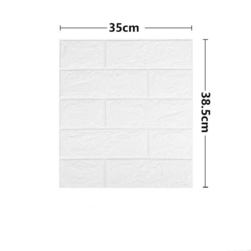 1PC 3D Wall Decals for Bedrooms Self-adhesive Wallpaper for Living Rooms, Kitchens and Bathrooms 35cm × 38.5cm