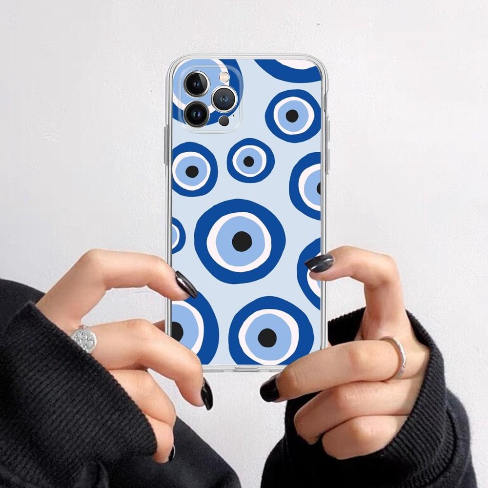 Turkish Evil Eye Phone Case For iPhone 15 14 11 12 13 Mini Pro XS Max Cover 6 7 8 Plus X XR SE 2020 Funda Shell