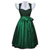 Dames Traditionele Oktoberfest Jurk Vintage Stijl Mouwloze Dirndl Jurk met Gerimpelde Kraag en Tailleband voor Festival
