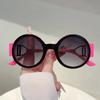 Oversized Round Sunglasses Women Cute Stylish Gradient Outdoor Casual Shades Ins Trendy Luxury Brand Design Sun Glasses