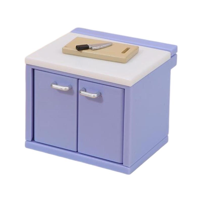 Dining Room Sink Furniture Doll House Miniature Pretend Play Accessories Life Scene Role Play Hobby Collection