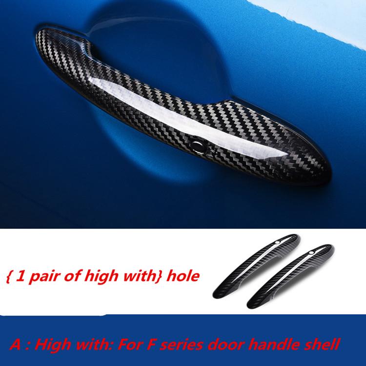 Fit for BMW MINI Cooper Countryman F60 Real Carbon Fiber Car Styling Accessories Door Handle Shell Mirror Housing