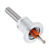 3.5 x 8mm Adjustable Depth Bit Silver Color Taper Hole Drill Woodworking Drill Bit  Woodworking