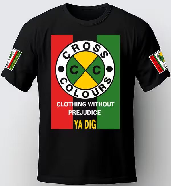 CROSS COLOURS T-SHIRT. YA DIG.  HIP HOP. 90 S TEES. RAP LEGENDS Tee SHIRT Unisex T-Shirt XXXL
