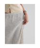 8SECONDS Pleated Dot Long Skirt White