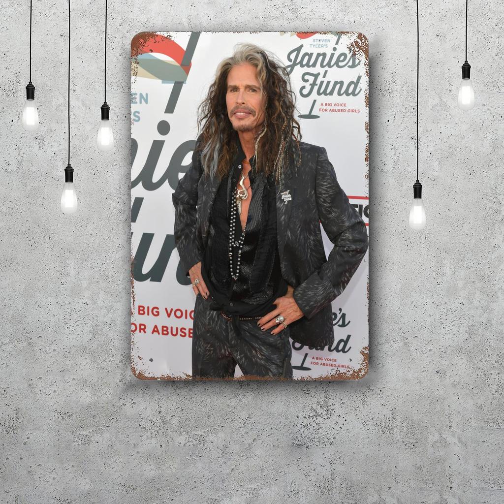 Steven Tyler Funny Bar Metal Sign Retro Plaque Vintage Sign Alcohol Drinker Pub Club Man Cave Kitchen Wall Decoration