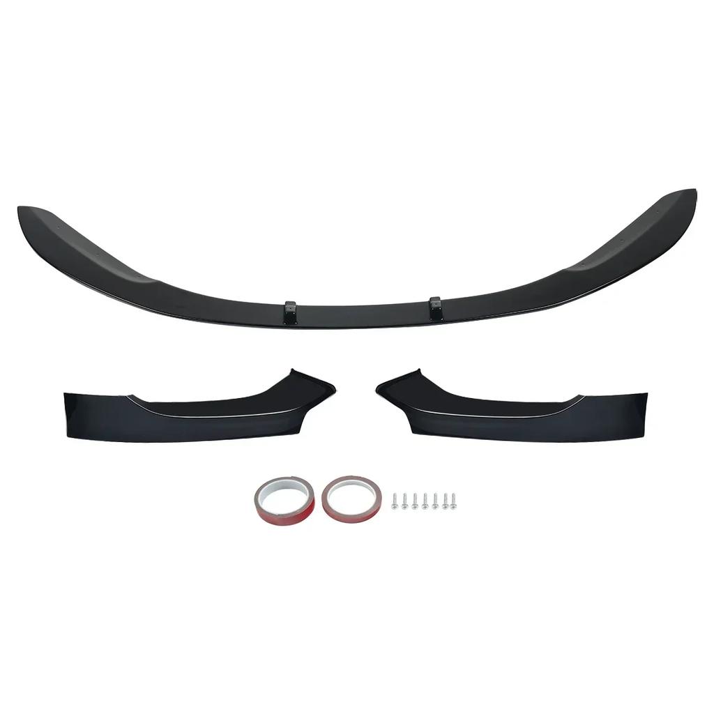 Front Bumper Lip Spoiler For BMW F20 F21 118i 120d 120i M135i M140i M Sport 2015-2019 4Pcs Car Diffuser Splitter Body KitCover QCYZR1
