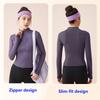 New Women's Yoga Tops for Autumn and Winter  Fitness Tops for Ladies Slimming Running Jackets Thickened Thermal Yoga Wear