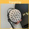 Stylish Spring Round Bag For Women Trendy Casual Pu Fashionable Shoulder Bag Medium Size With Phone Pocket Available In Black White And Purple