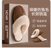 New High-end Cotton Slippers Women's Winter Plush Warm Home Indoor Couple Men's Home Thick Bottom Non-slip