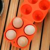2 Pcs Durable PP Egg Cartons 4 Count Reusable Egg Carrier Square Anti Drop Egg Container Outdoor Camping