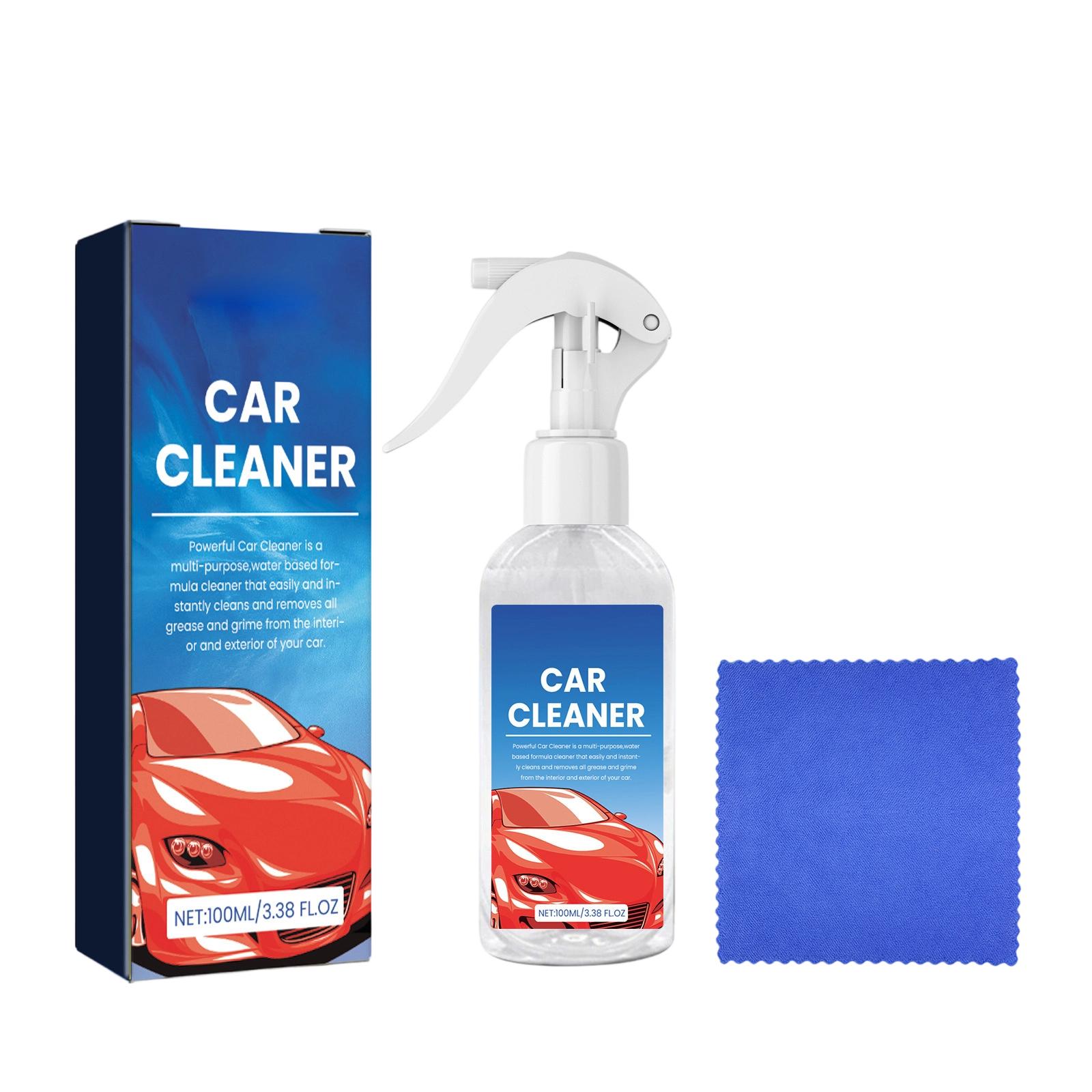 

Homonth Car Cleaner Interior Cleaning Maintenance Multi-function Car Decontamination Cleaning Agent 100ML One Size