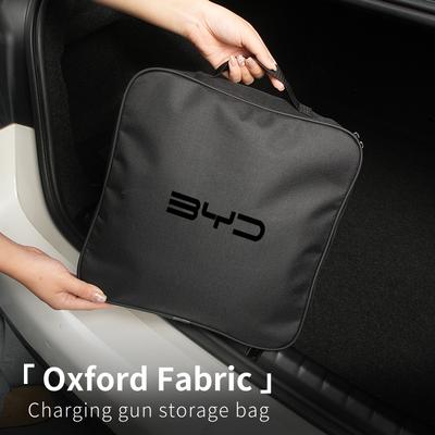 Car Trunk Storage Bag Auto Tool Charging Gun Organizer Bag For BYD S6 S7 E5 E6 M6 G3 G5 T3 13 F3 F0 Tang Song Qing Yuan Max