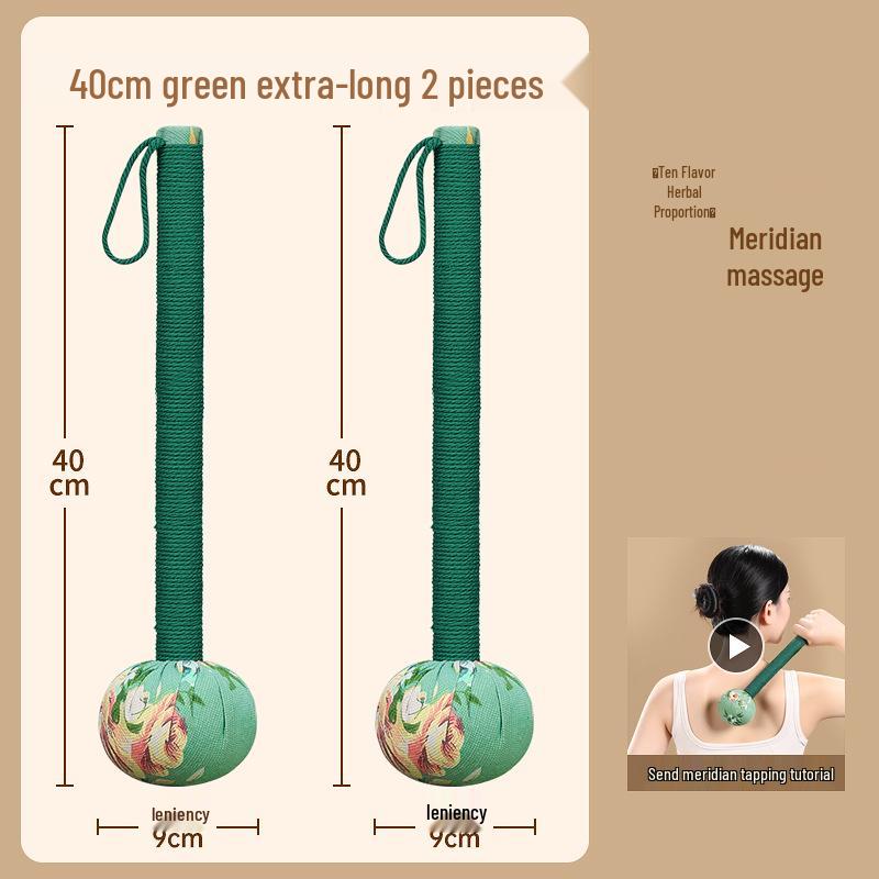 Mugwort Meridian Massage Hammer for Back & Shoulder Tapping