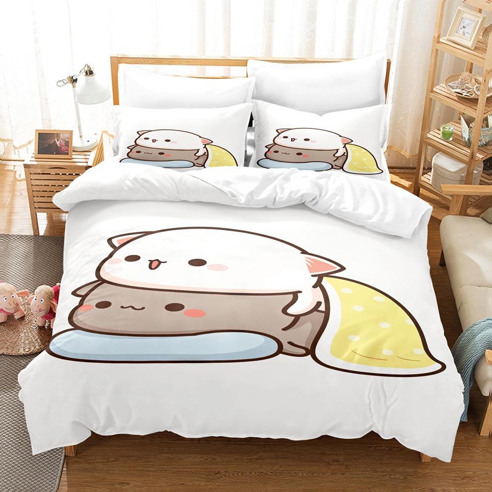 Fashion Technology Printing, 3D Digital Printing, Bedding, Duvet Covers, Pillowcases, Three-piece Sets