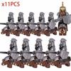 Medieval Knights Mounts Set - Dwarf Goat Wild Boar and Castle Animals Building Block Figures