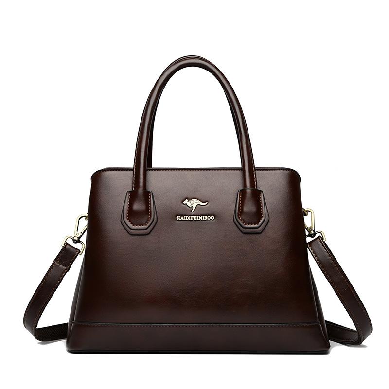 High-End Handtasche Umhängetasche Großvolumige Ein-Schulter-Tasche Patchwork Damentasche