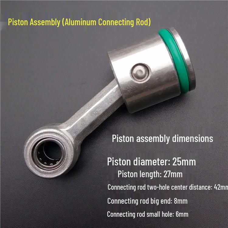 26-Piece Electric Hammer Impact Drill Accessory Kit with Piston Rod, Leather Ring, and Pin