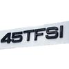 Flat Letter 3D ABS Logo For 4JHGE A3 S3 2.0TDI 35TFSI 40TFSI 45TFSI Car Trunk Lid Badge Logo Sticker Bright Chrome Black