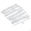 6 Pieces Snooker Pocket Billiard Table Net Mesh Bag Practice Pool Halls Bags