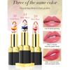 Farbwechselnder Lippenbalsam, Temperatur-Lippenstift, natürlich, langlebig, wasserfest, Kristallblumen-Gelee-Lippenstift-Make-up